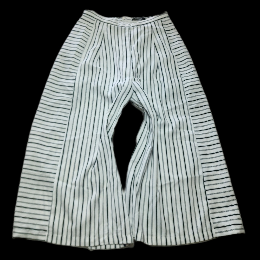 Wide Leg Striped Pants